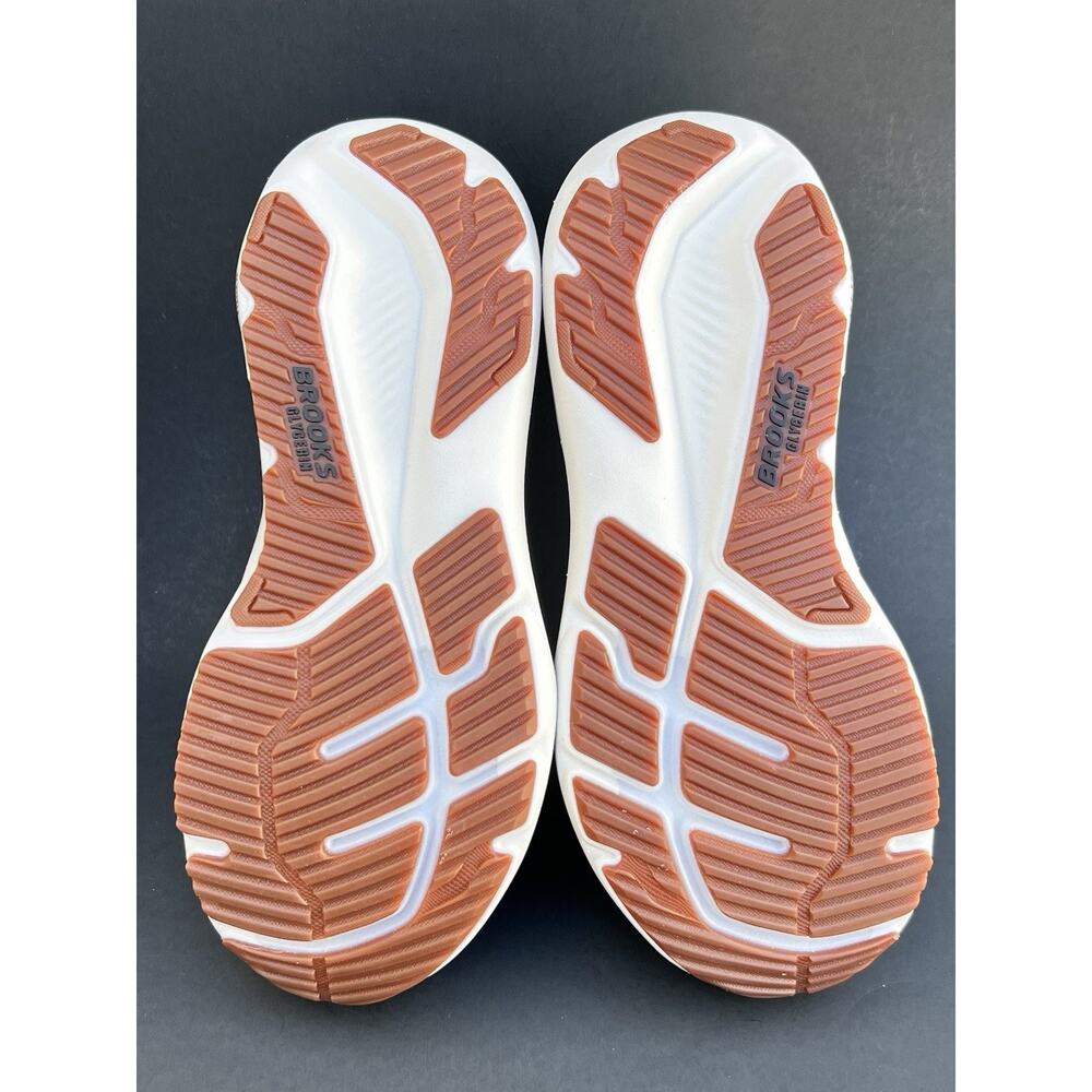 BROOKS Glycerin 23 Running Shoes Wide Width 2E White / Black / Gum Men's Size 9 - Picture 9 of 11